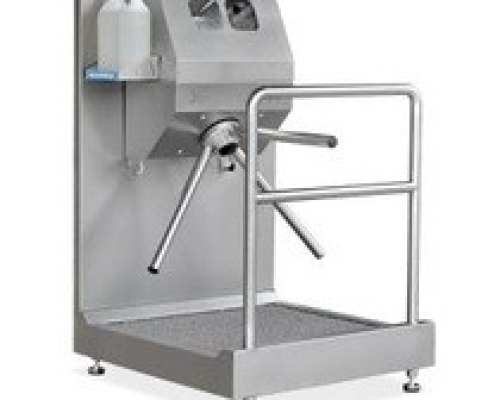 mh-1450-small-hand-disinfectant-with-turnstile-hygiene-poll_l Malak Al Naim Co.  |  MALAK - MH-1450 / Small Hand Disinfectant With Turnstile -Hygiene Poll